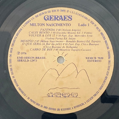 LP/ MILTON NASCIMENTO / MINAS GERAES / ミルトン・ナシメント / ブラジル盤 2枚組 EMI 31C16453808/9