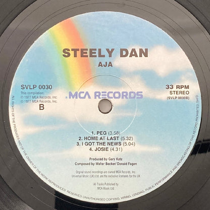LP/ STEELY DAN / AJA / スティーリー・ダン / UK盤 SIMPLY VINYL アウタースリーヴ・インサート ABC SVLP0030
