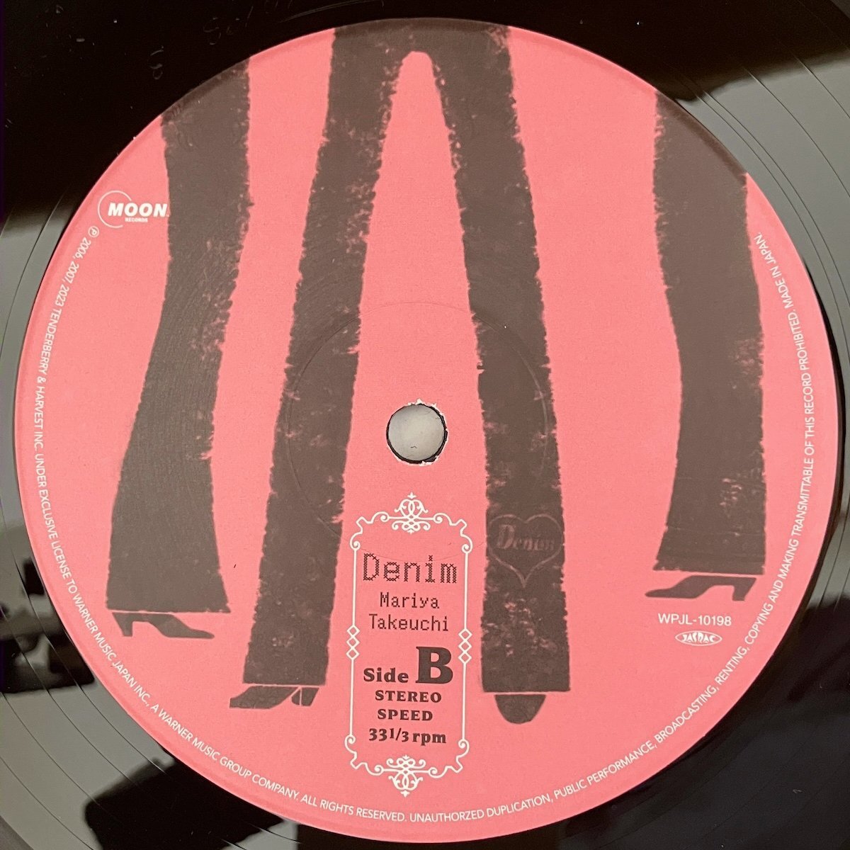 LP/ 竹内まりや / DENIM / MARIYA TAKEUCHI / 国内盤 2枚組 帯・ライナー・メガジャケ MOON WPJL-10198/9