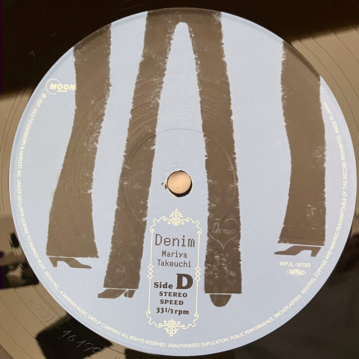 LP/ 竹内まりや / DENIM / MARIYA TAKEUCHI / 国内盤 2枚組 帯・ライナー・メガジャケ MOON WPJL-10198/9
