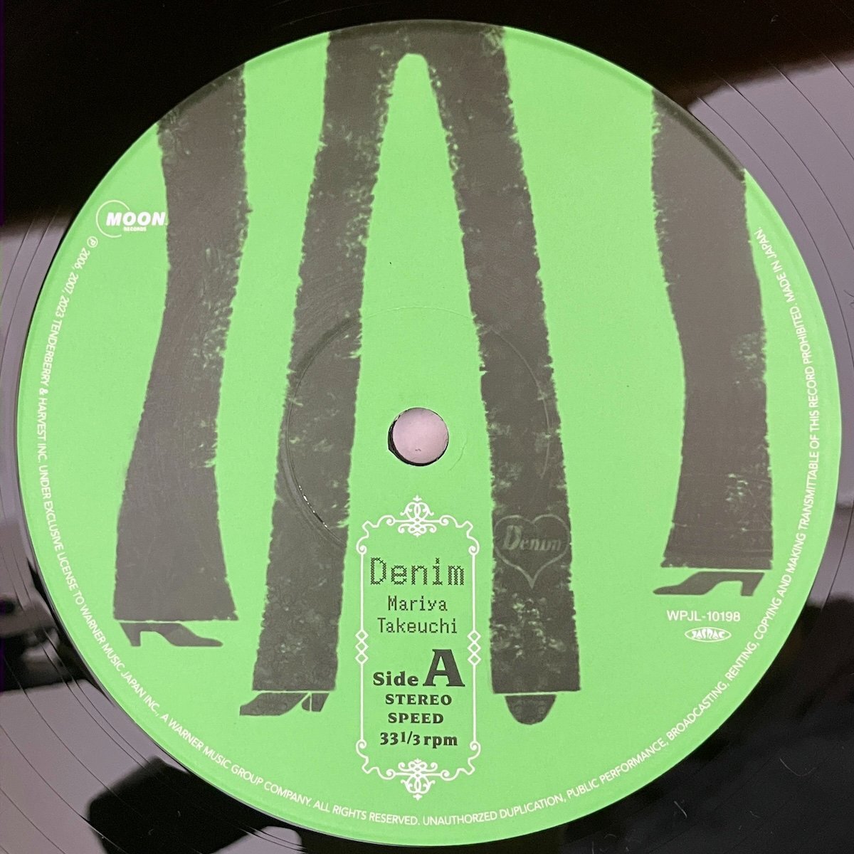 LP/ 竹内まりや / DENIM / MARIYA TAKEUCHI / 国内盤 2枚組 帯・ライナー・メガジャケ MOON WPJL-10198/9