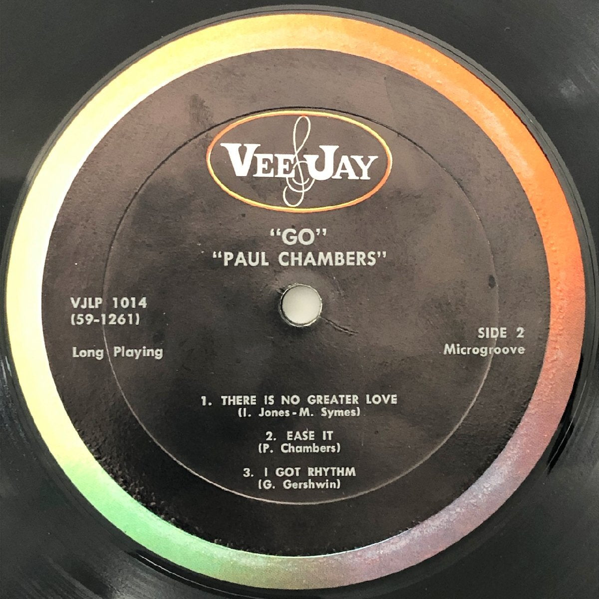 LP/ PAUL CHAMBERS / GO… / ポール・チェンバース / US盤 レインボーラベル VEE JAY VJLP1014
