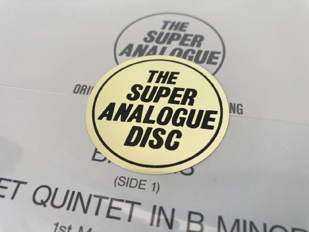 未開封】LP/ ウィーン八重奏団 / ブラームス：クラリネット五