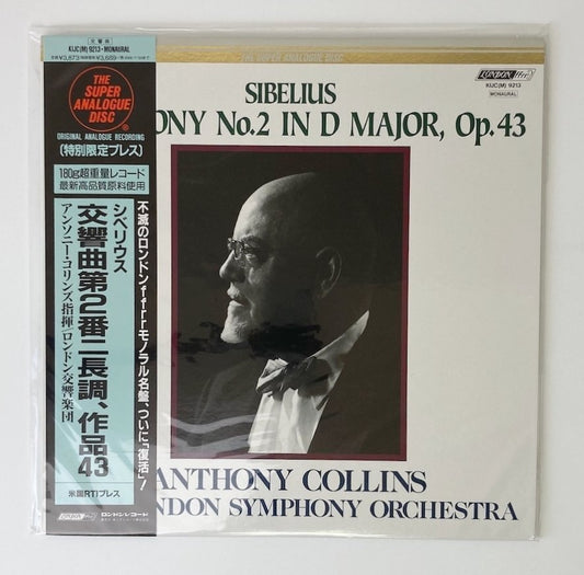 【未開封】LP/ コリンズ / シベリウス：交響曲第2番 / 国内盤 スーパーアナログ 帯 LONDON KIJC(M)9213