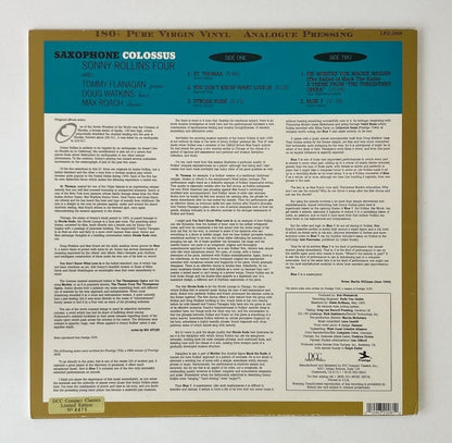 LP/ SONNY ROLLINS / SAXOPHONE COLOSSUS / ソニー・ロリンズ / US盤 180g 重量盤 DCC COMPACT CLASSICS LPZ-2008