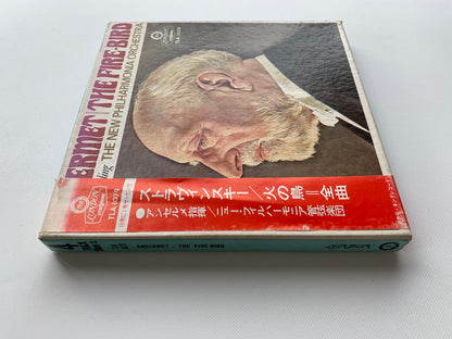 オープンリール/ エルネスト・アンセルメ / ストラヴィンスキー：バレエ音楽「火の鳥」全曲 / 国内盤 7号 4トラック 19cm/s (7 1/2IPS) 帯・ライナー LONDON TLA-1079